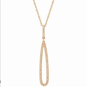 Swarovski crystal teardrop necklace